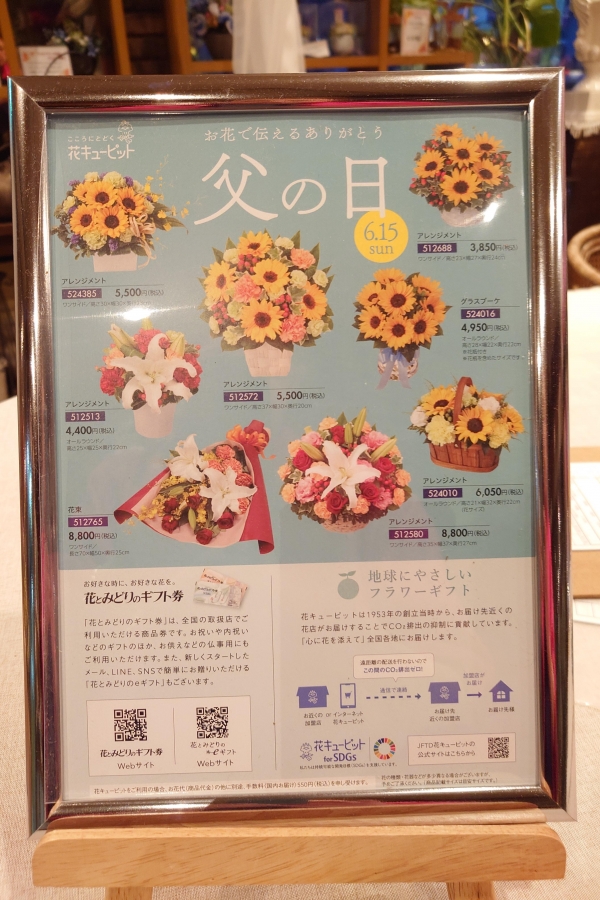 ひまわりは父の日のイメージフラワー